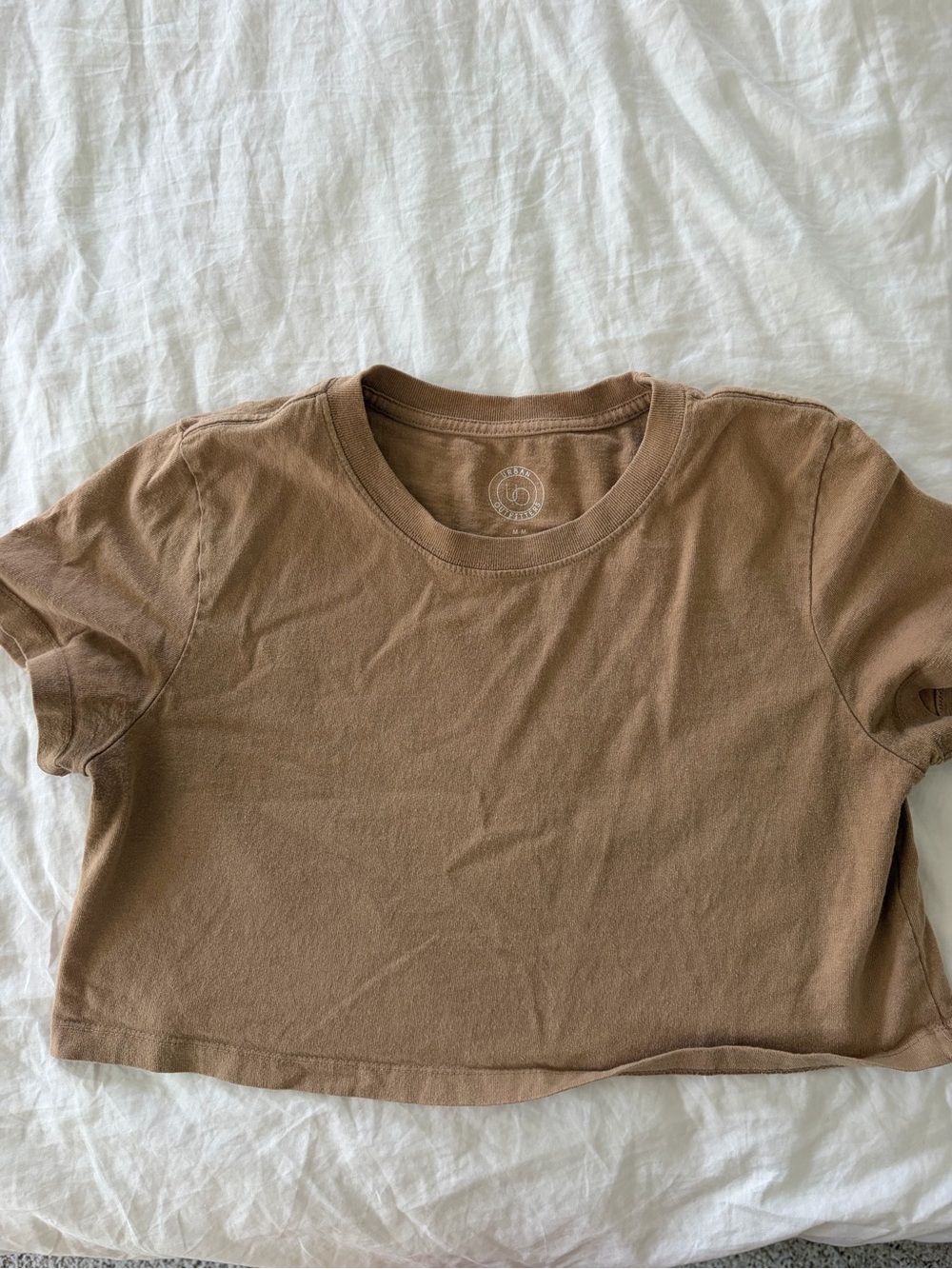 Urban Outfitters Tan/Brown Crewneck Tee